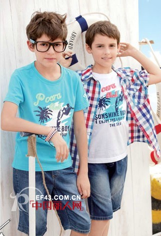 巴柯拉夏季男童装 航海元素与大海激情碰撞
