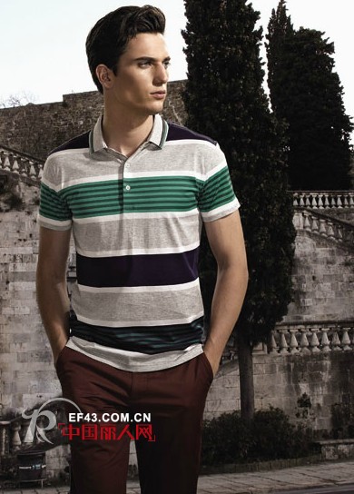 卡度尼商务男装夏日新款T恤 打造成熟男士的休闲风