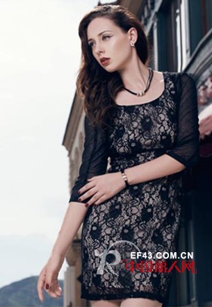 坤斯朵丽新款连衣裙 OL风的夏季打扮之道