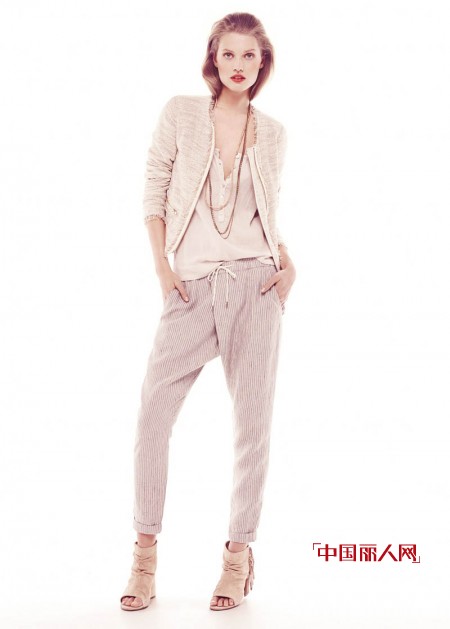 Toni Garrn中性演绎Mango最新夏季LOOKBOOK