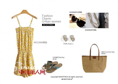 蜜西娅夏季黄色单品,让MM们穿出夏日活力