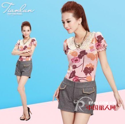 天伦女装初夏时节打造高挑美感