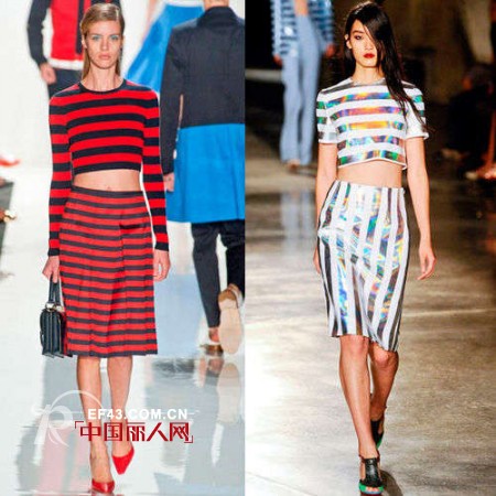 大胆露脐装 穿出别样性感