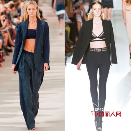 大胆露脐装 穿出别样性感