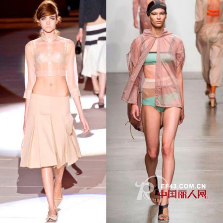 大胆露脐装 穿出别样性感