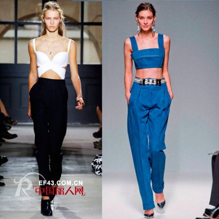 大胆露脐装 穿出别样性感