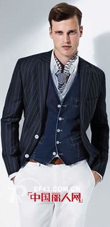 男款马甲搭配 尽显绅士风范