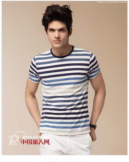 诺奇男装夏日新品T恤 时尚先生的至IN搭配