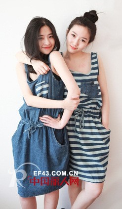 一个像秋天一个像夏天-闺蜜装