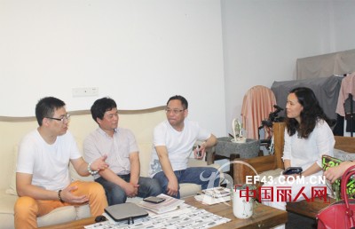 热烈欢迎中国内衣委员会彭会长一行莅临凯诗芬指导