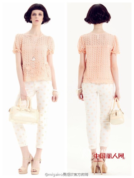 曼娅奴女装马卡龙色系新品  打造萌感减龄装扮