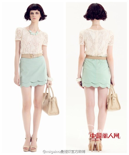 曼娅奴女装马卡龙色系新品  打造萌感减龄装扮