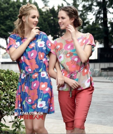 康居漫装2013春夏新品  引领家居服外穿新时尚