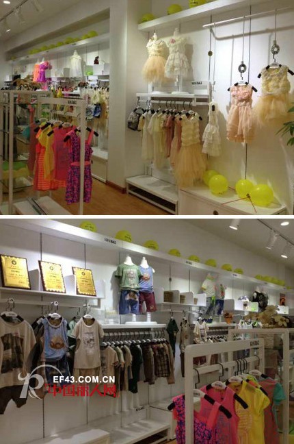 热烈卡琪屋时尚童装 湖北鄂州专卖店开业