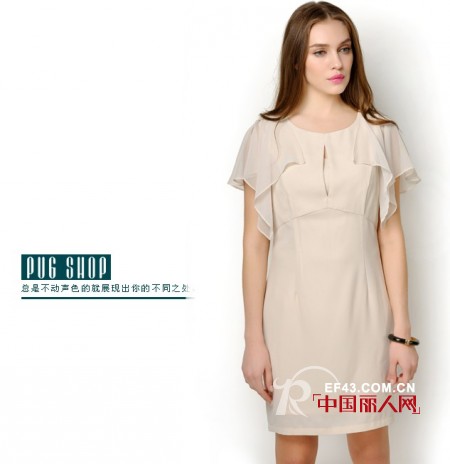 PUGSHOP品牌女装夏季优雅连衣裙推荐