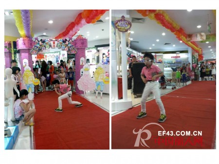 可可鸭童装“带上宝贝来看秀”活动之松岗天虹篇