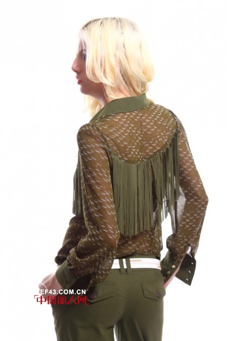 Wisdom&b时尚女装 玩转帅气迷彩世界