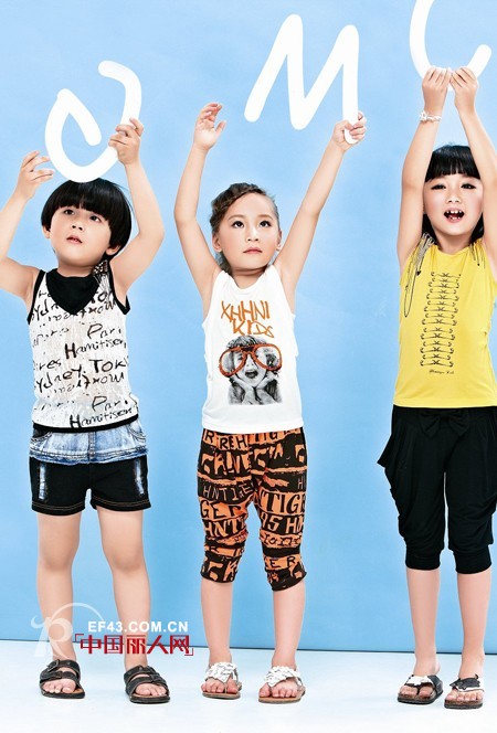 小虎憨尼品牌童装 夏季背心才是时尚新宠