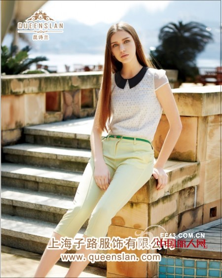 QUEENSLAN昆诗兰女装夏季单品搭配 衬衣配短裤