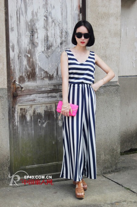 条纹穿上身 显瘦逆龄一样不能少