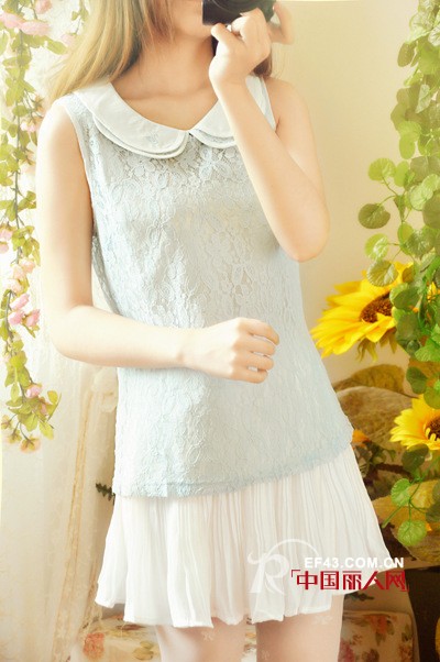 夏季蕾丝也疯狂 性感身材穿出来