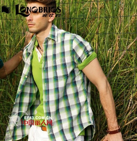 浪比时男装 教您夏季格子衫怎么搭