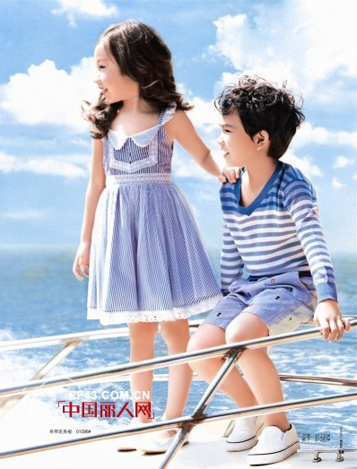 米芝儿时尚童装爱上彩色条纹show出自己的格调