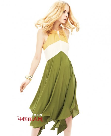 AESOMINO衣莎美诺夏季新品 拼接精彩潮流