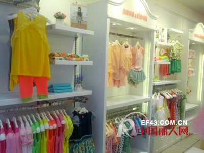 安娜爱登韩国童装品牌入驻茂名啦