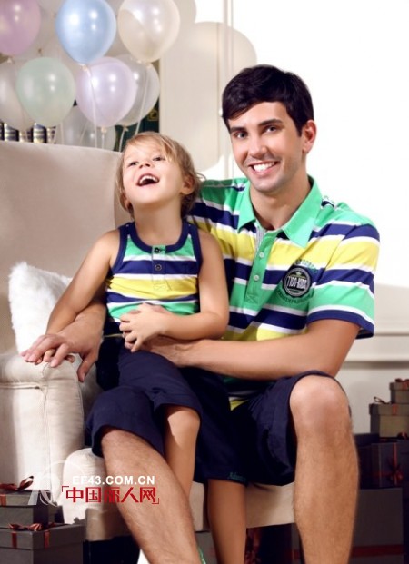 T100品牌童装 陪爸爸一起过父亲节