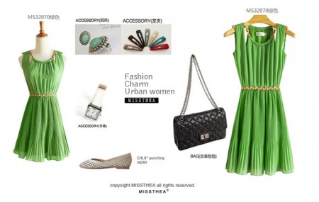 蜜西娅:炎炎夏日 怎能缺少那抹清爽绿