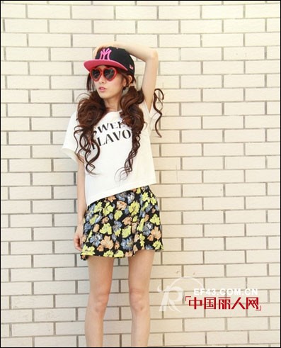 学院小清新美搭 夏天做个时尚甜美乖乖女