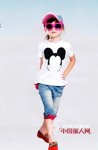 仲夏清凉舒适T恤“中阁娃娃”有你好看