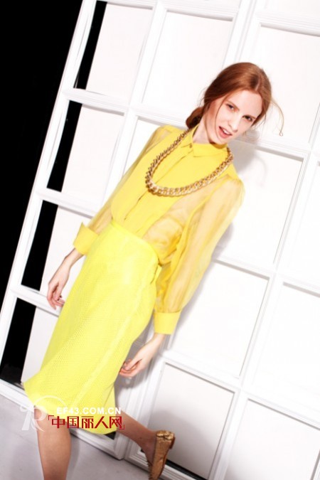 A/E品牌女装2013夏季款 微透视打造若隐若现look