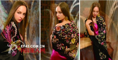 真丝睡衣奢华品牌 GOLD TGGC金台绣