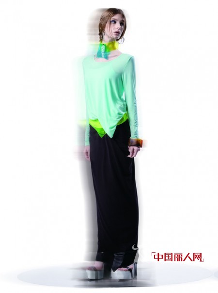 艺术空间T-YSKJ女装 青草绿穿出生机盎然