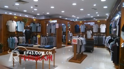 庆祝英伦杰德龙男装濮阳银座商城重装开业