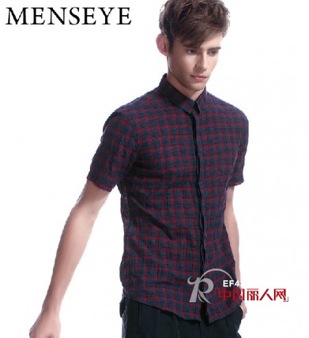 男眼menseye夏日新品 演绎格子衫新风尚