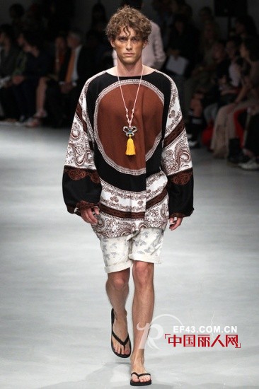 东方元素走进2014春夏男装周