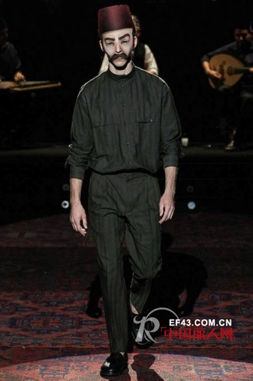 东方元素走进2014春夏男装周