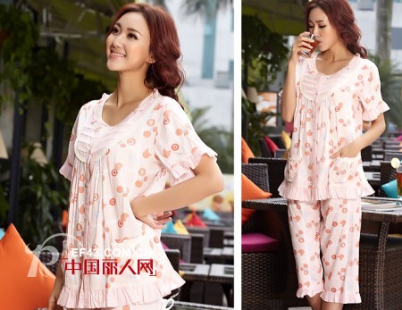 玉茄子休闲家居服  凸显自然随意又率性自由的生活方式