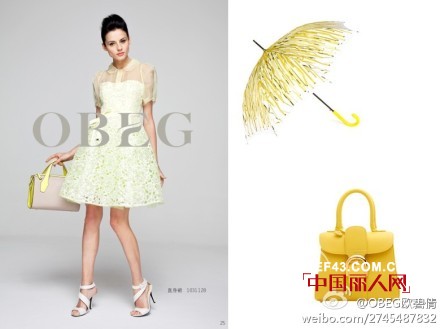 OBEG夏季最新款连衣裙 丝丝入扣的美