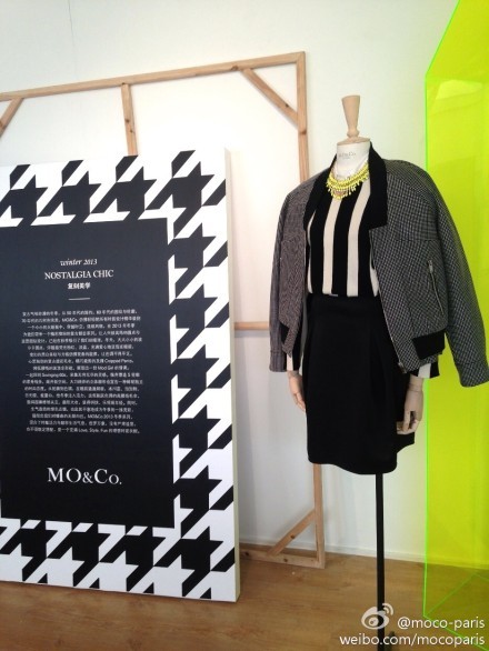 MO&CO微博晒图 2013冬装抢先看