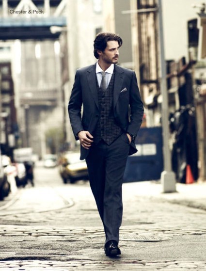 国际范儿轻熟男look 散发无限魅力夺你芳心