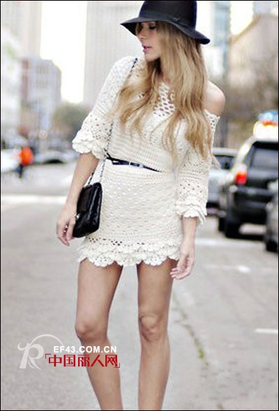 夏日街拍潮流造型 长裙短裙好不热闹