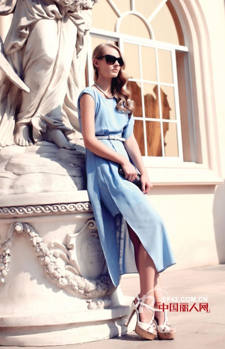 ECA女装 渐变蓝色系演绎浪漫动人故事