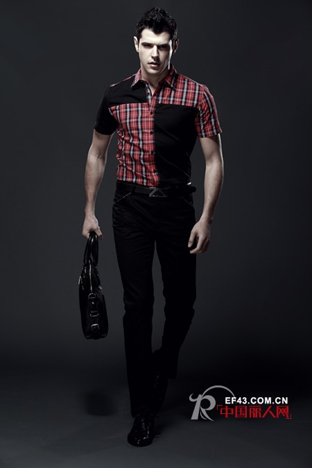 佐纳利男装夏日新品 玩转格子拼接新风潮