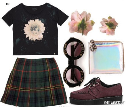 经典不败格纹风 为你寻找学院派穿衣灵感