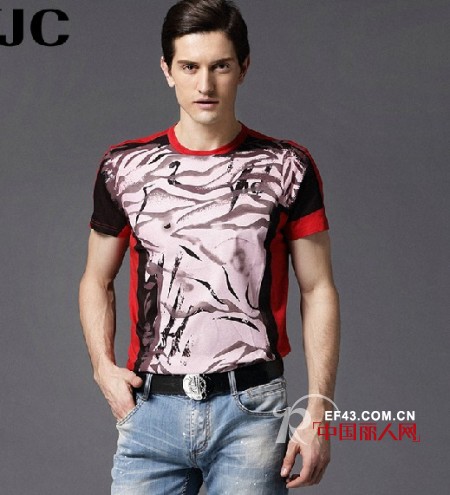 VJC威杰思男装夏日新品 印花T恤当道