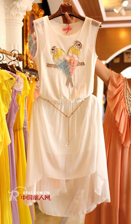 盛夏甜美雪纺衫  清凉纯净娇俏少女装